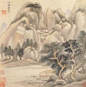 Dong Qichang DETAIL:Emulation of the Ancient Landscape Painting Album